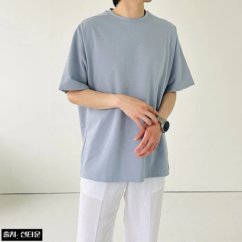 남자오버핏반팔티 구김없는 분또 레이어드 커플반팔티, 사계절 활용도 눈여겨본 이유